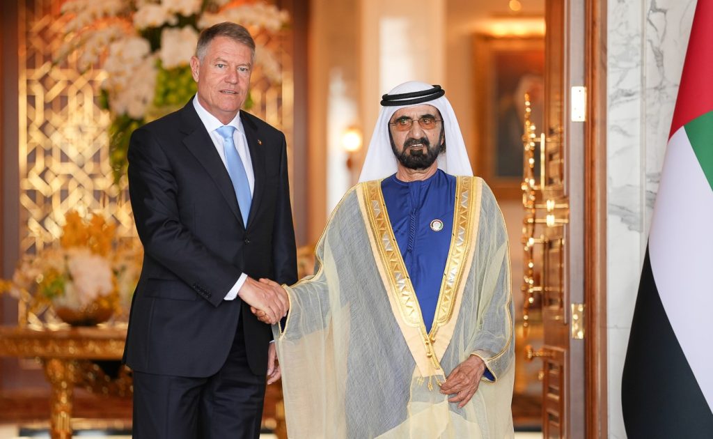 President Iohannis meets Emirati PM on Romania-UAE development, education co-operation
