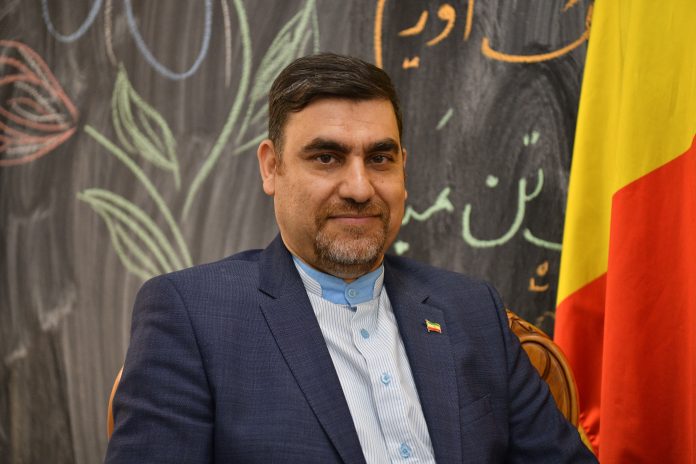 The ambassador of the Islamic Republic of Iran in Romania, present at the National Museum of the Romanian Peasant for the 