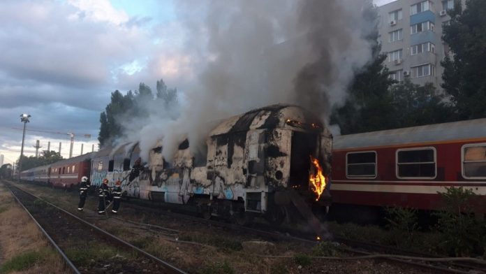 Fire on Arad-Oradea Regio train: 20 people plus staff evacuated and safe